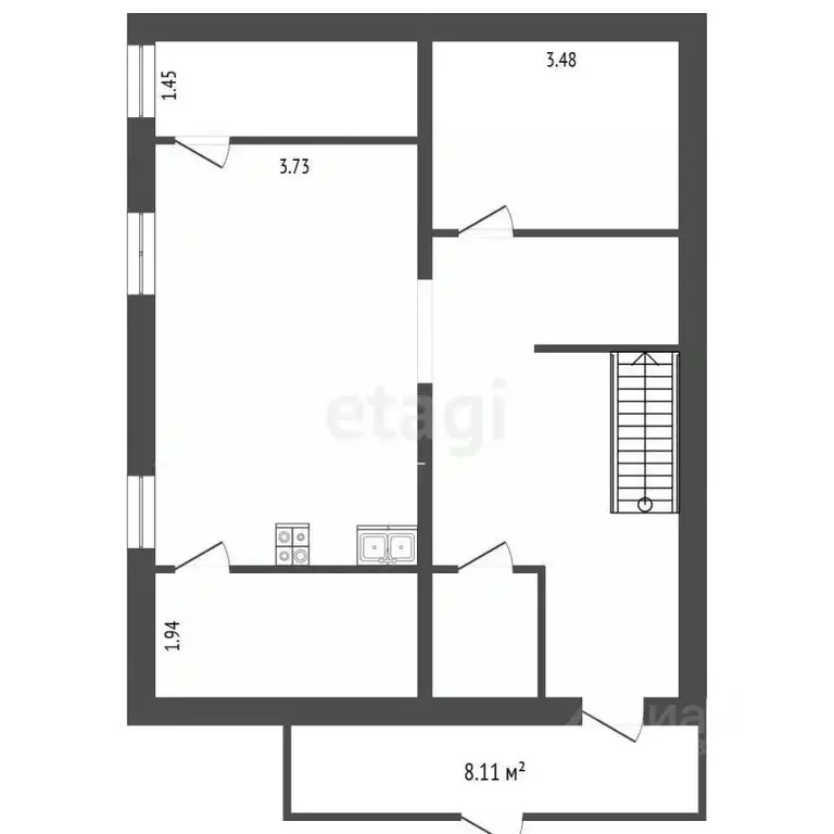 Дом в Ханты-Мансийский АО, Ханты-Мансийск Заречная ул., 37 (137 м) - Фото 2