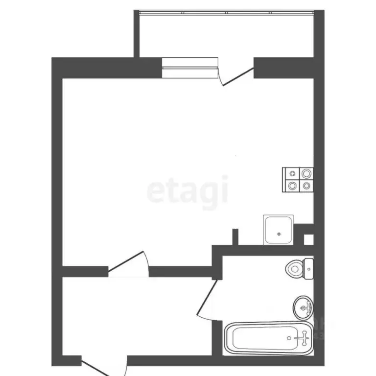 Студия Мордовия, Саранск ул. Тавлинская Набережная, 1 (29.0 м) - Фото 1