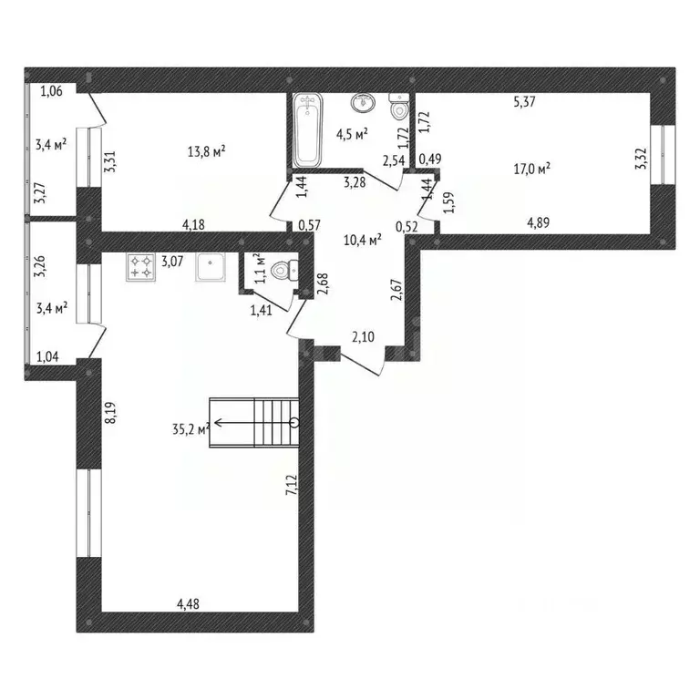 4-к кв. Башкортостан, Уфа ул. Юрия Гагарина, 57/2 (129.1 м) - Фото 1