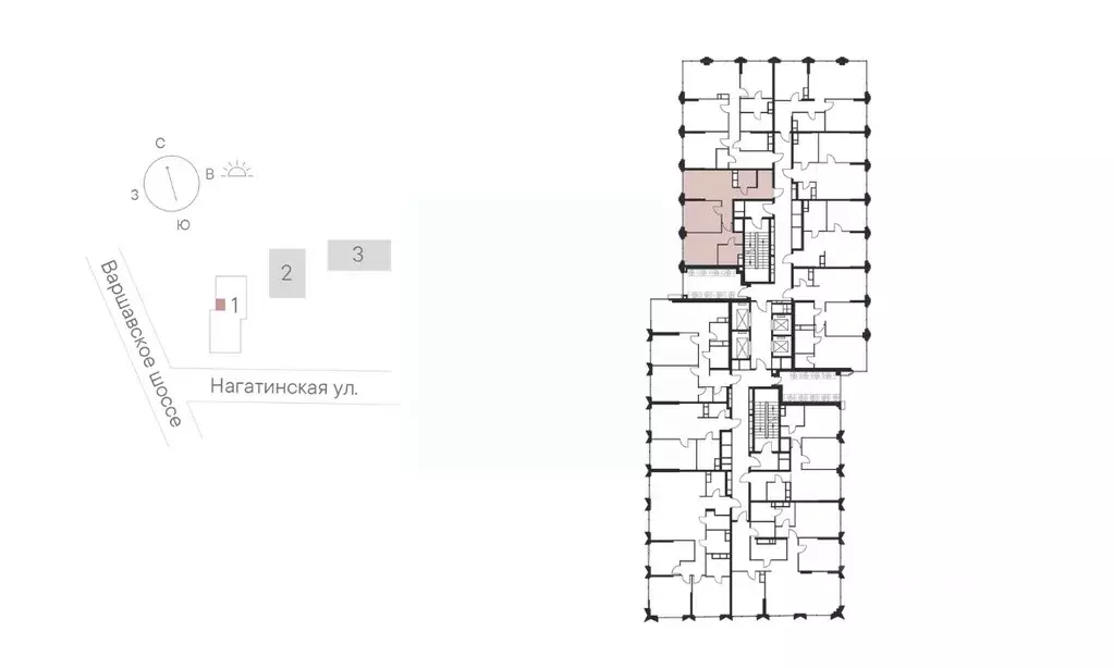 2-к кв. Москва Нагатинская ул., к1вл1 (58.84 м) - Фото 1