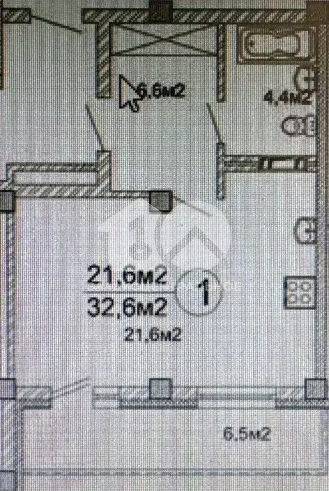 1-к кв. Новосибирская область, Обь Геодезическая ул., 10/1 (36.0 м) - Фото 2