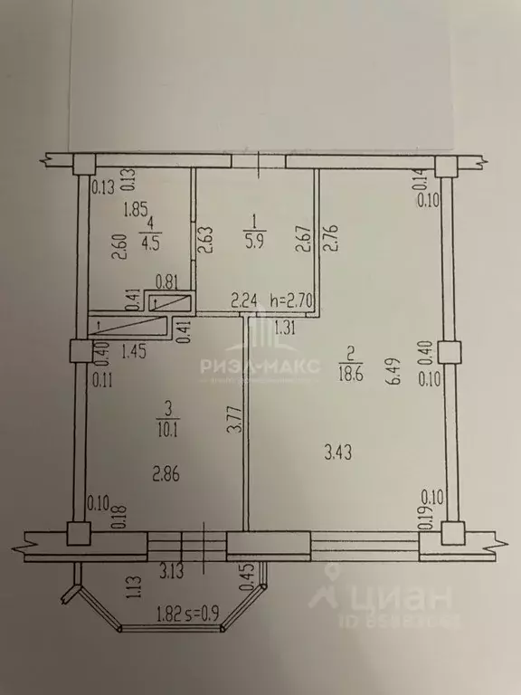 1-к кв. Брянская область, Брянск 2-й Советский пер., 7а (40.0 м) - Фото 2