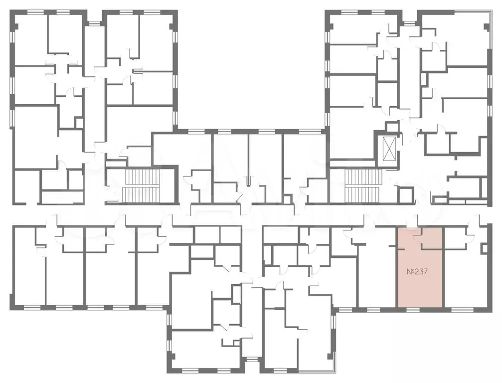 Апартаменты-студия, 26,7м, 5/13эт. - Фото 1