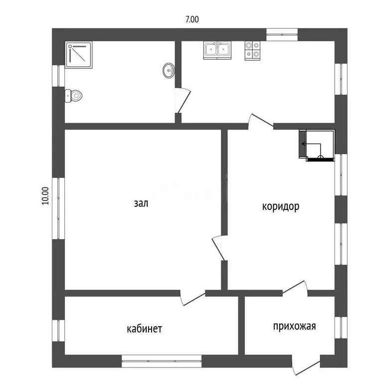 Дом в Тюмень, СНТ Тополя, 34-я улица (58 м) - Фото 1