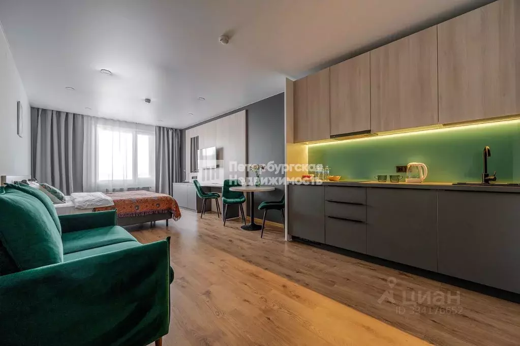 Студия Санкт-Петербург Киевская ул., 5к6 (35.0 м) - Фото 1