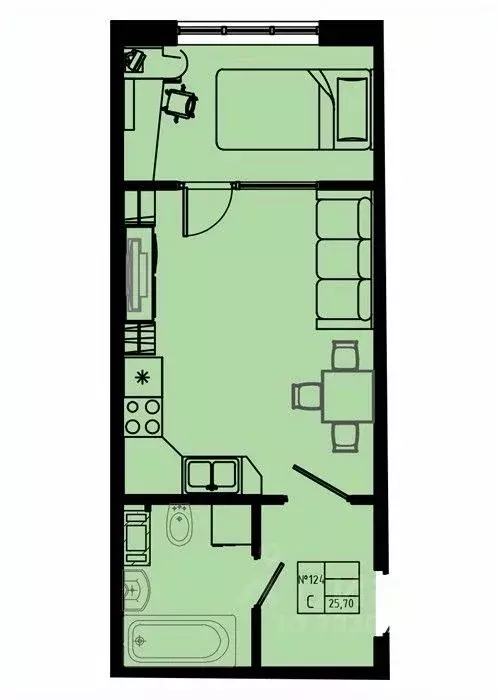 Студия Ленинградская область, Коммунар г. Гатчинский муниципальный ... - Фото 1