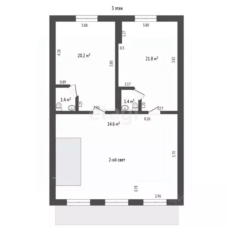 Дом в Севастополь ул. Короленко, 12 (243 м) - Фото 2