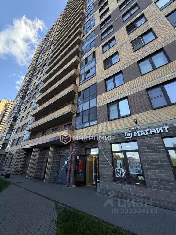 1-к кв. Санкт-Петербург ул. Русановская, 18к3 (29.5 м) - Фото 1