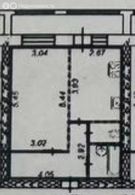 1-комнатная квартира: Белгород, Парковая улица, 11 (38.5 м) - Фото 1