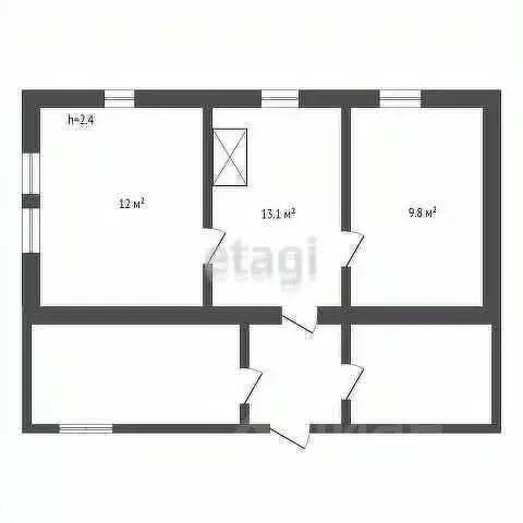 Дом в Кемеровская область, Юрга ул. Ленина, 157А (45 м) - Фото 1