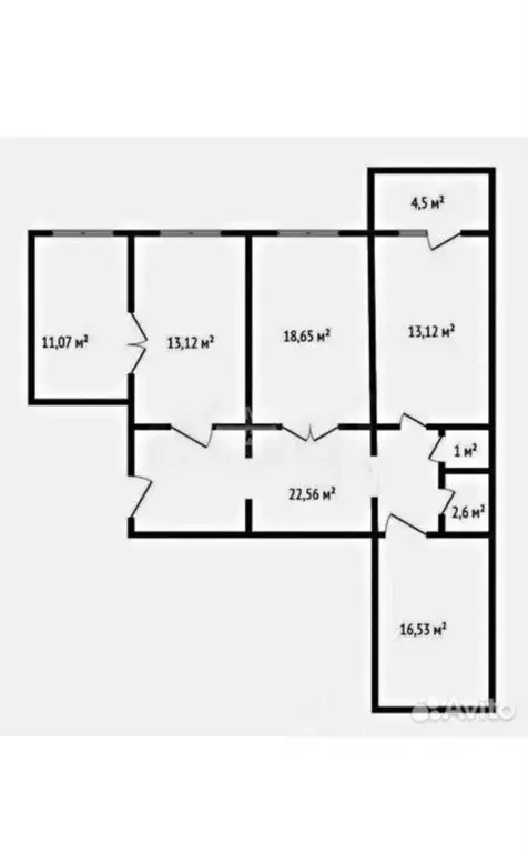 4-к кв. Дагестан, Каспийск ул. Камиля Гасанова, 4А (99.5 м) - Фото 2