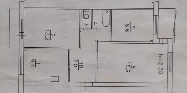 Продаётся 3-к квартира, 58.4 м - Фото 1
