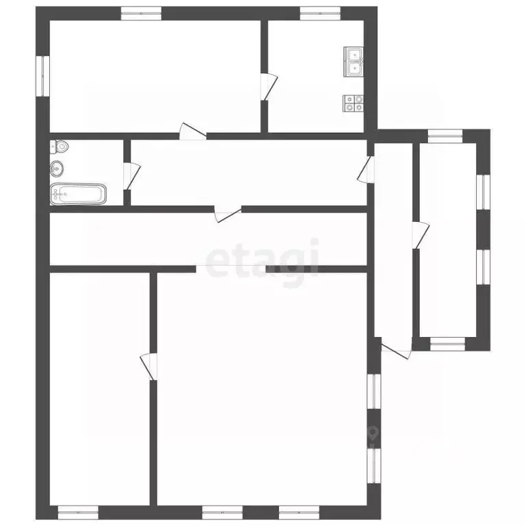 Дом в Вологодская область, Череповецкий район, д. Большие Углы 10 (34 ... - Фото 2