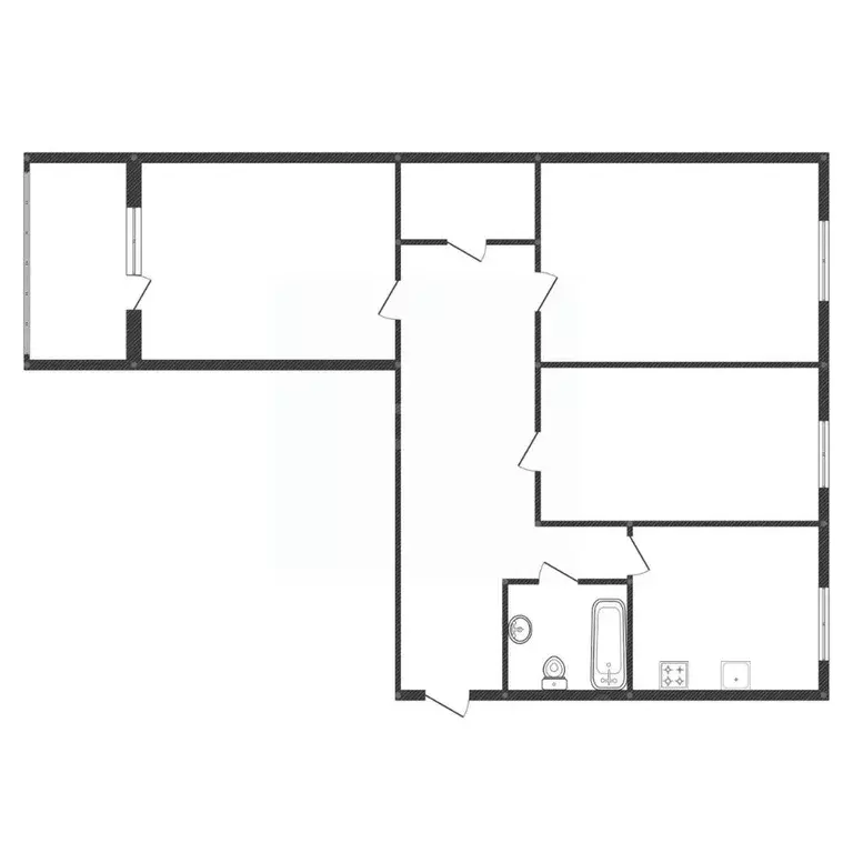 3-к кв. Башкортостан, Уфа ул. Кирова, 91 (56.7 м) - Фото 2