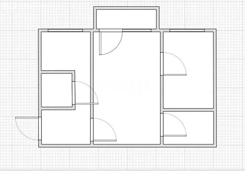 2-комнатная квартира: Тула, Отбойный переулок, 12 (45 м) - Фото 1