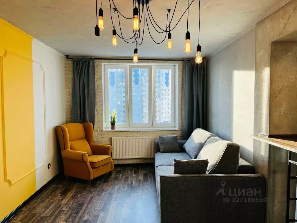 1-к кв. Свердловская область, Екатеринбург ул. Заводская, 75 (43.0 м) - Фото 2