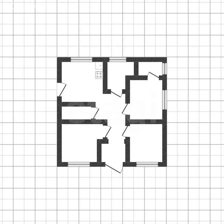 Дом в посёлок Комсомольский, Привольная улица (100 м) - Фото 1