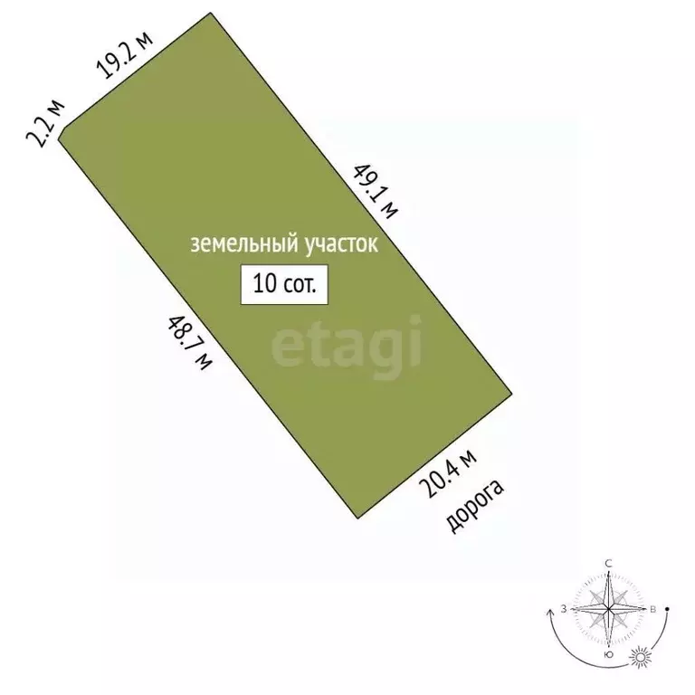 Участок в Крым, Кировское пгт ул. Азатлык (10.0 сот.) - Фото 2