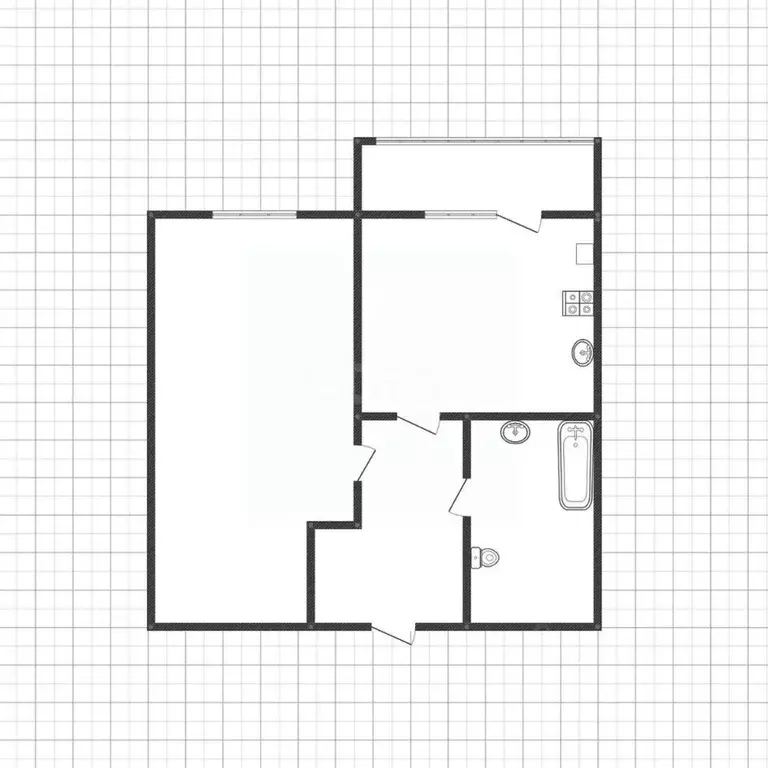 1-к кв. Белгородская область, Белгородский район, Беловское с/пос, с. ... - Фото 2