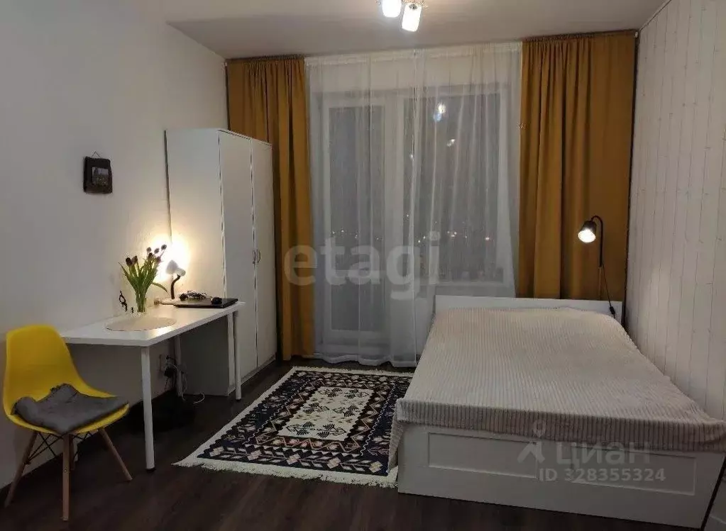 Студия Санкт-Петербург ул. Верхне-Каменская, 5 (24.2 м) - Фото 2