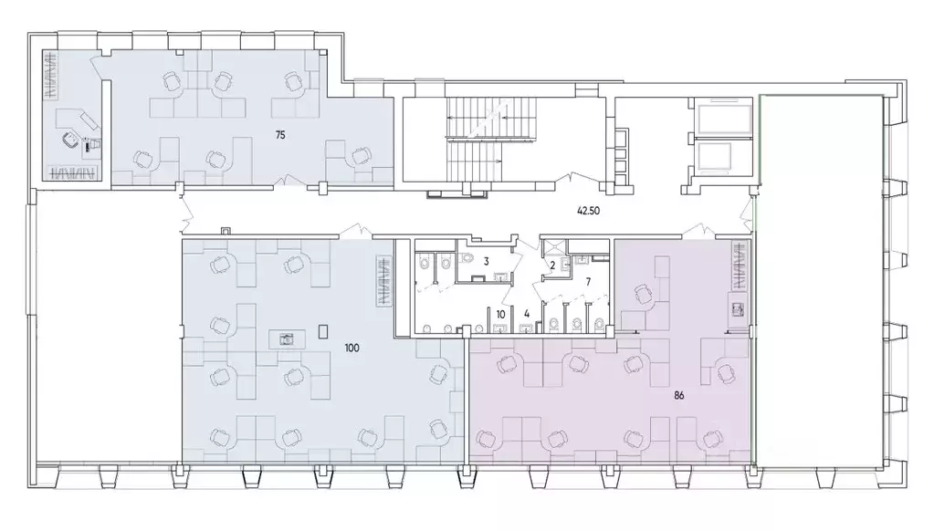 Офис в Санкт-Петербург Белоостровская ул., 9 (75 м) - Фото 1
