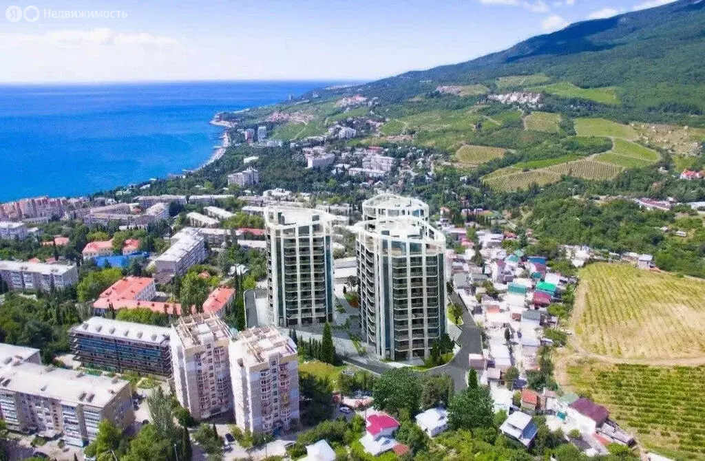 Квартира-студия: Гурзуф, Зелёный переулок, 1 (30.6 м) - Фото 2