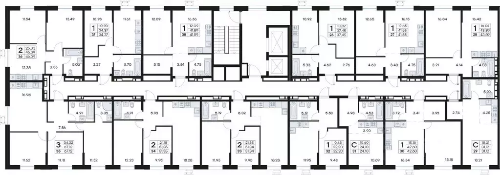 1-к кв. Приморский край, Владивосток Катерная ул., 31/2 (43.89 м) - Фото 2