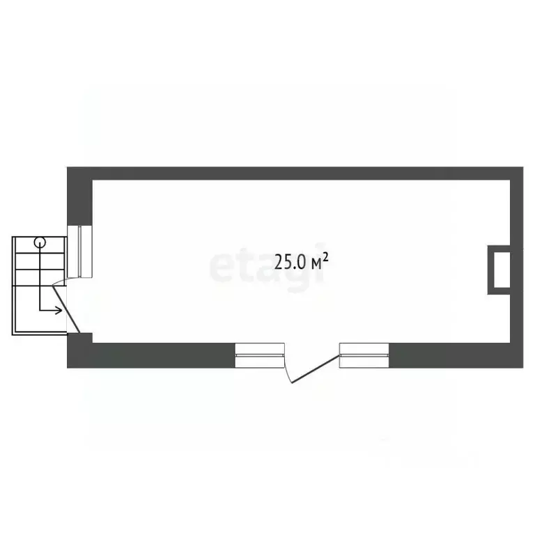 Торговая площадь в Крым, Ялта ул. Дражинского, 48 (25 м) - Фото 2
