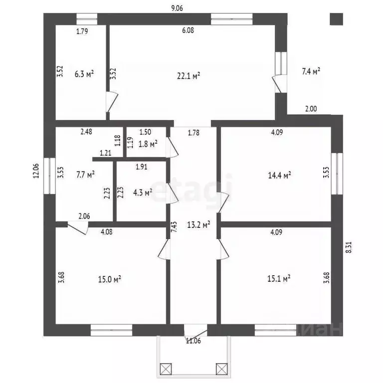 Дом в Тюменская область, Тюмень Славянский мкр,  (114 м) - Фото 2