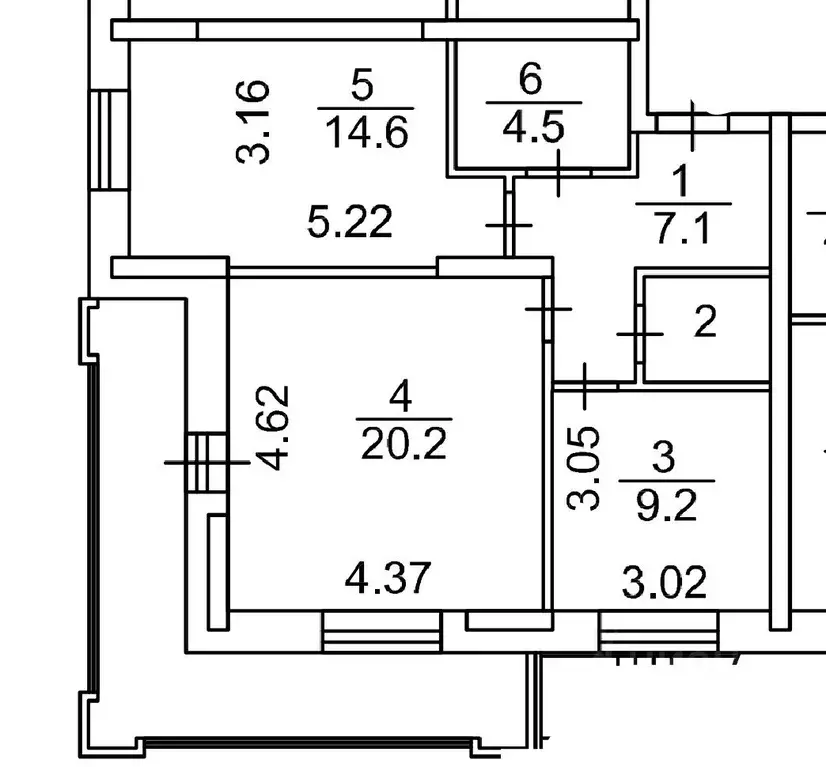 2-к кв. Новосибирская область, Новосибирск ул. Николаева, 18 (70.7 м) - Фото 0