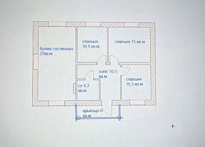 Дом в Татарстан, Лаишевский район, с. Сокуры ул. Ясная, 5 (80 м) - Фото 2