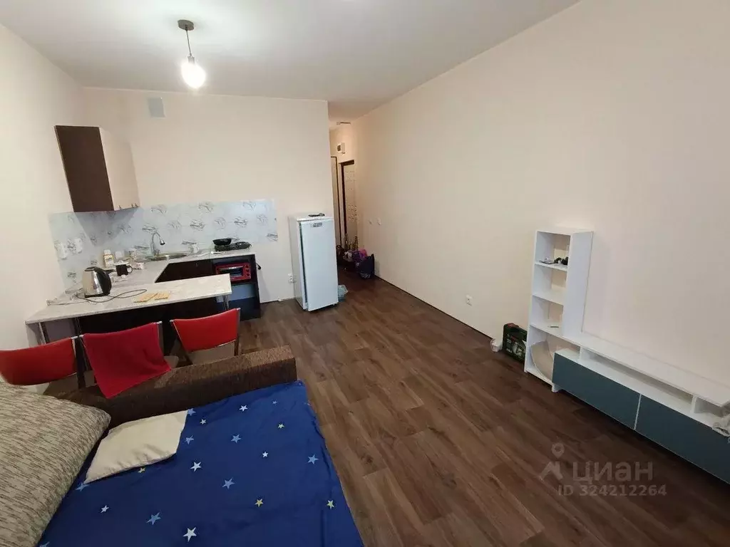 Студия Новосибирская область, Новосибирск ул. Ошанина, 5 (28.1 м) - Фото 2