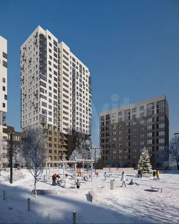 1-к. квартира, 45,2 м, 17/22 эт. - Фото 1