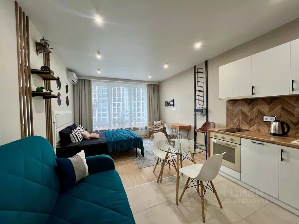 Студия Москва Газгольдерная ул., 10 (30.0 м) - Фото 1