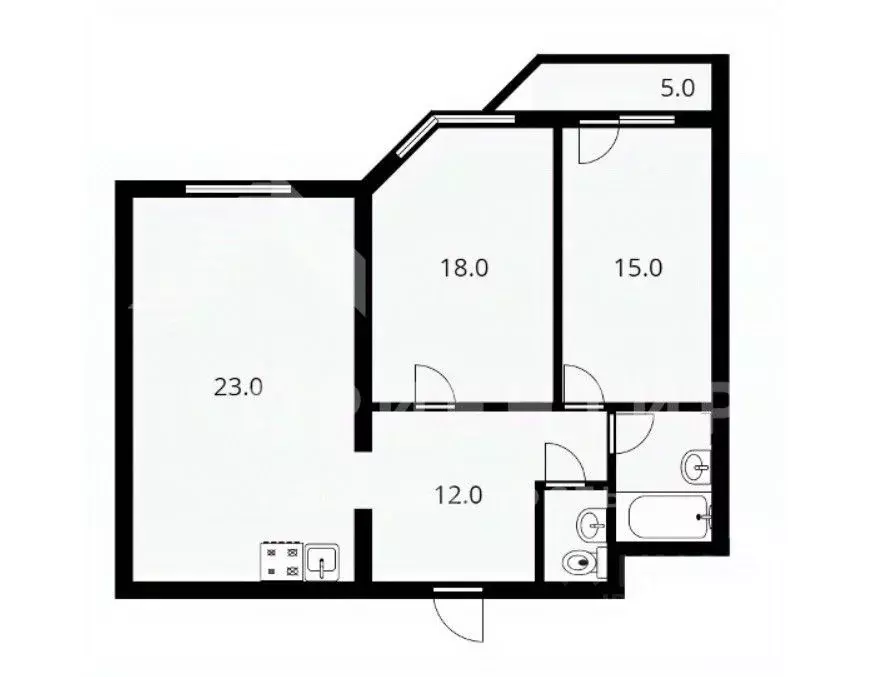 3-к кв. Свердловская область, Екатеринбург ул. 8 Марта, 173 (80.0 м) - Фото 1