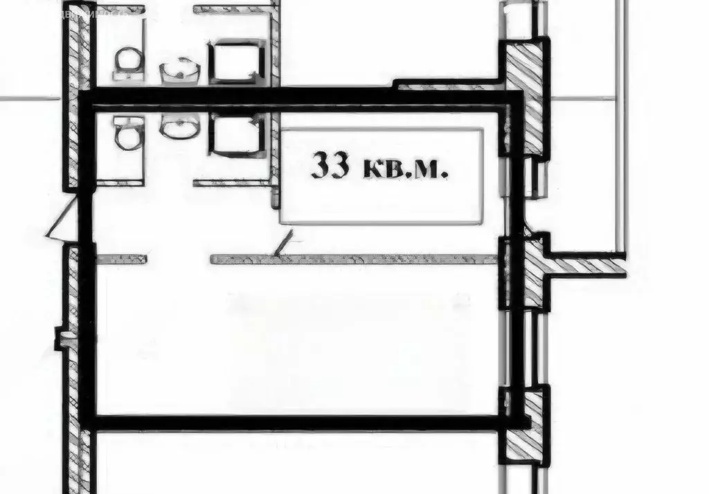 1-комнатная квартира: село Троицкое, Лазаревская улица, 6 (30.8 м) - Фото 0