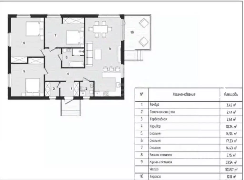 Дом в Саратовская область, д. Долгий Буерак ул. Центральная, 39 (103 ... - Фото 2
