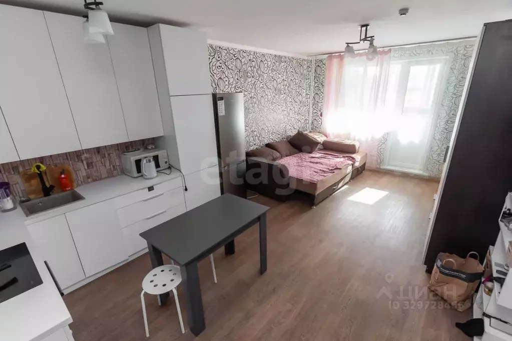 Студия Алтайский край, Барнаул ВРЗ мкр, ул. Воровского, 161 (29.6 м) - Фото 2