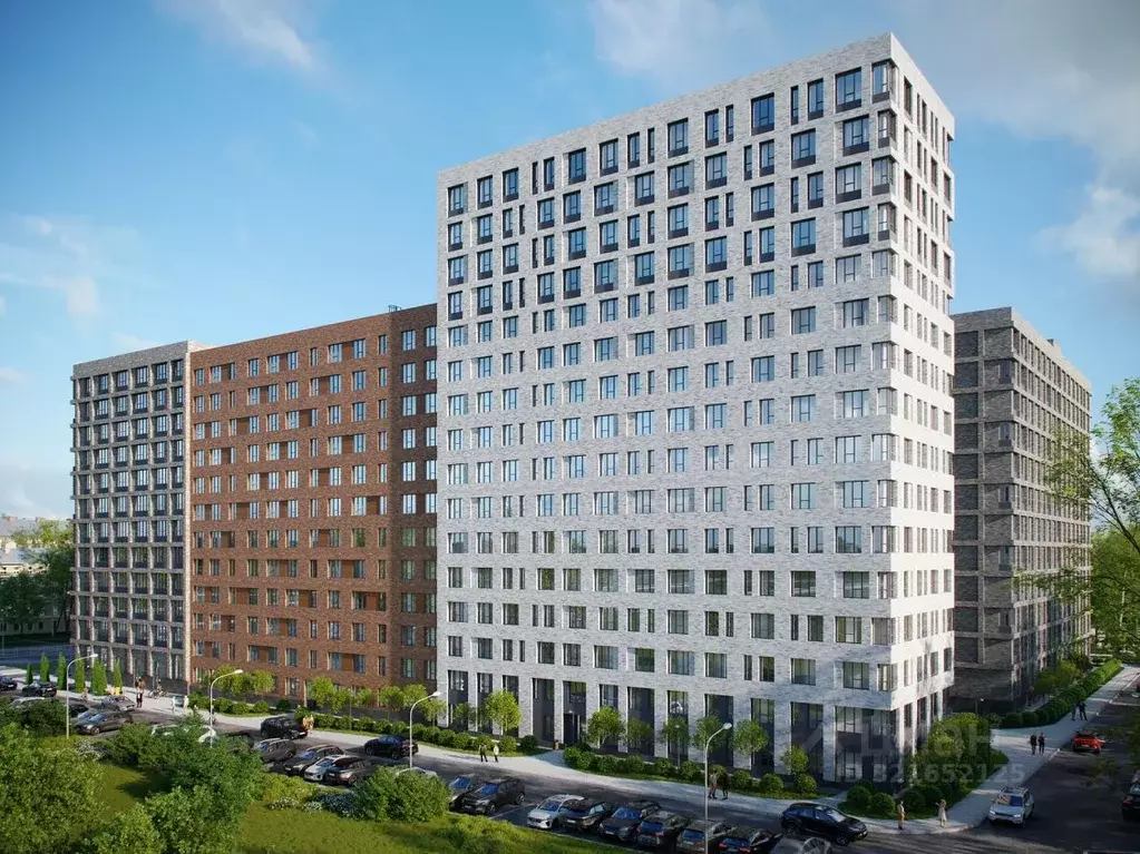 1-к кв. Архангельская область, Архангельск АКвартал жилой комплекс ... - Фото 2