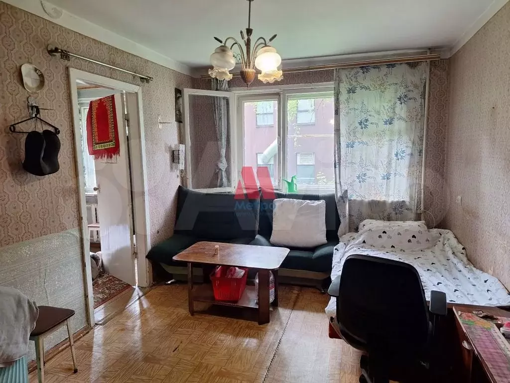 2-к. квартира, 46,6 м, 1/5 эт. - Фото 0