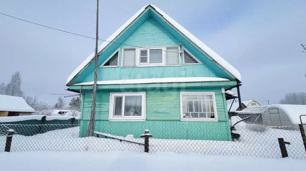 Дом в Ленинградская область, Киришский район, Кусинское с/пос, ... - Фото 1