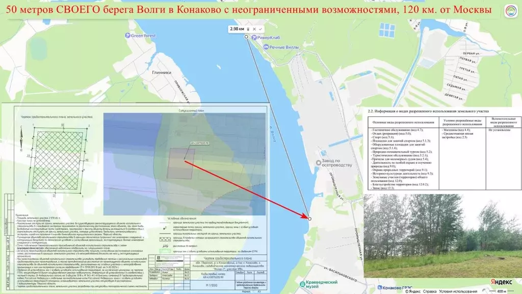 Участок в Тверская область, Конаково Волга-1 СНТ, 84 (20.7 сот.) - Фото 1