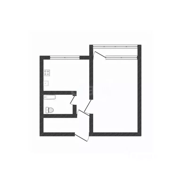 1-к кв. Смоленская область, Сафоново 2-й мкр, 16 (30.3 м) - Фото 1