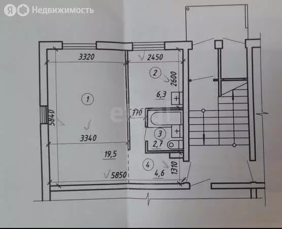 1-комнатная квартира: Пермь, улица Луговского, 134 (33.1 м) - Фото 0