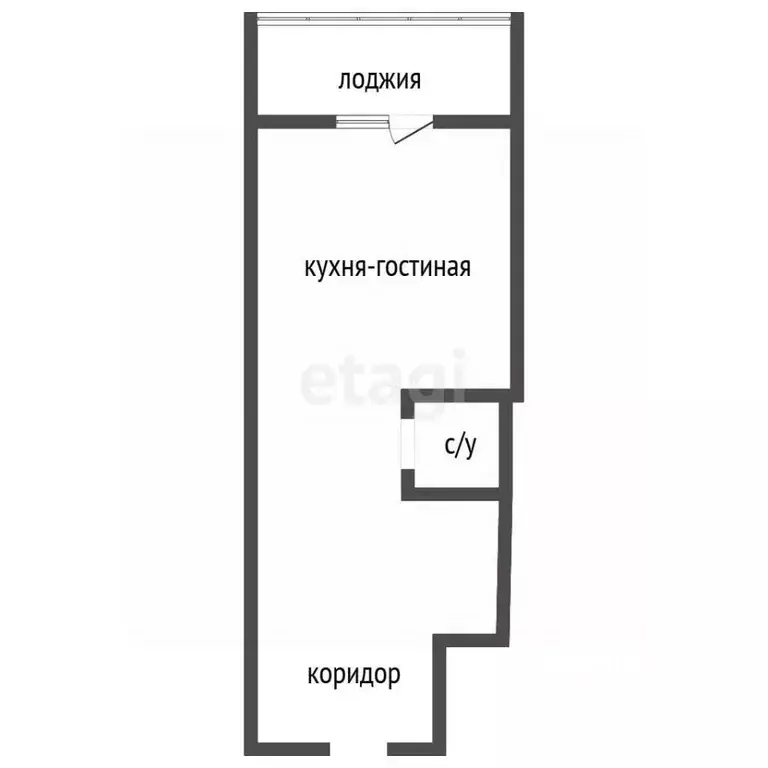 Студия Воронежская область, Воронеж ул. Независимости, 84/5 (22.3 м) - Фото 2