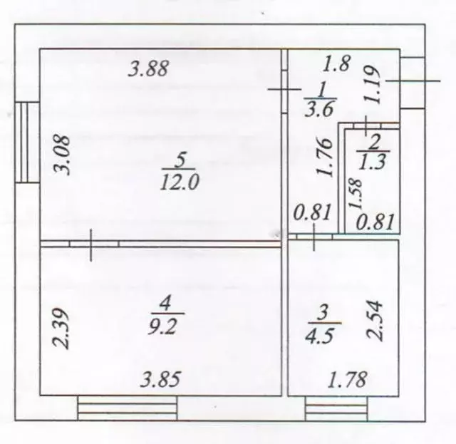 2-к кв. Башкортостан, Чишминский поссовет, Чишмы рп ул. Строительная, ... - Фото 1