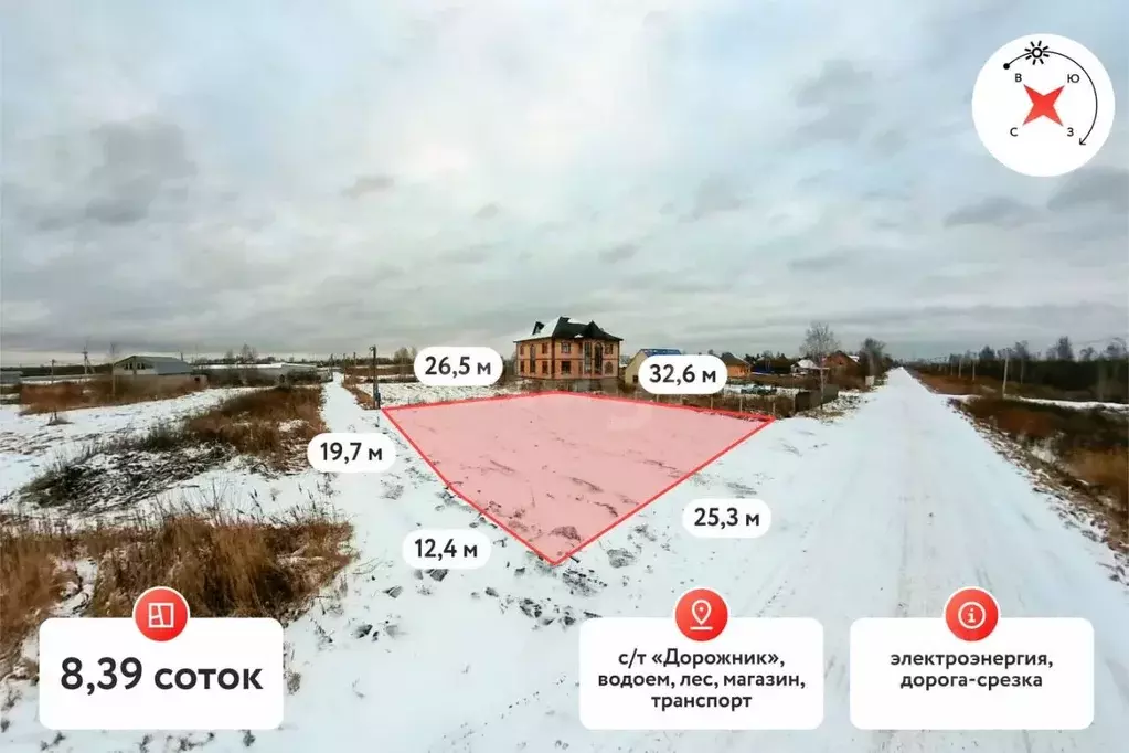 Участок в Тюменская область, Тюмень Дорожник садовое товарищество, ул. ... - Фото 0