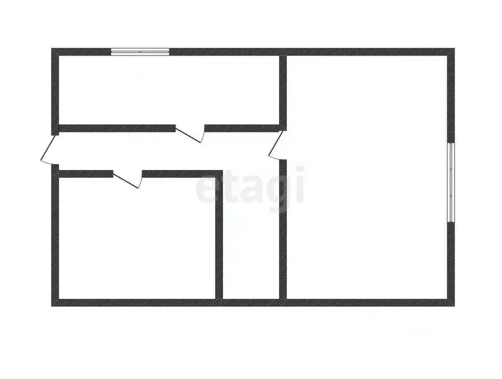 2-к кв. Курская область, Курск ул. Карла Маркса, 72к4 (42.9 м) - Фото 1