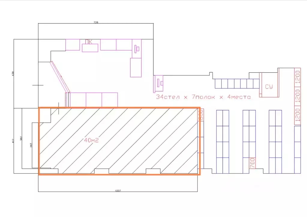 Помещение свободного назначения в Москва Озерная ул., 1к2/4 (20 м) - Фото 1