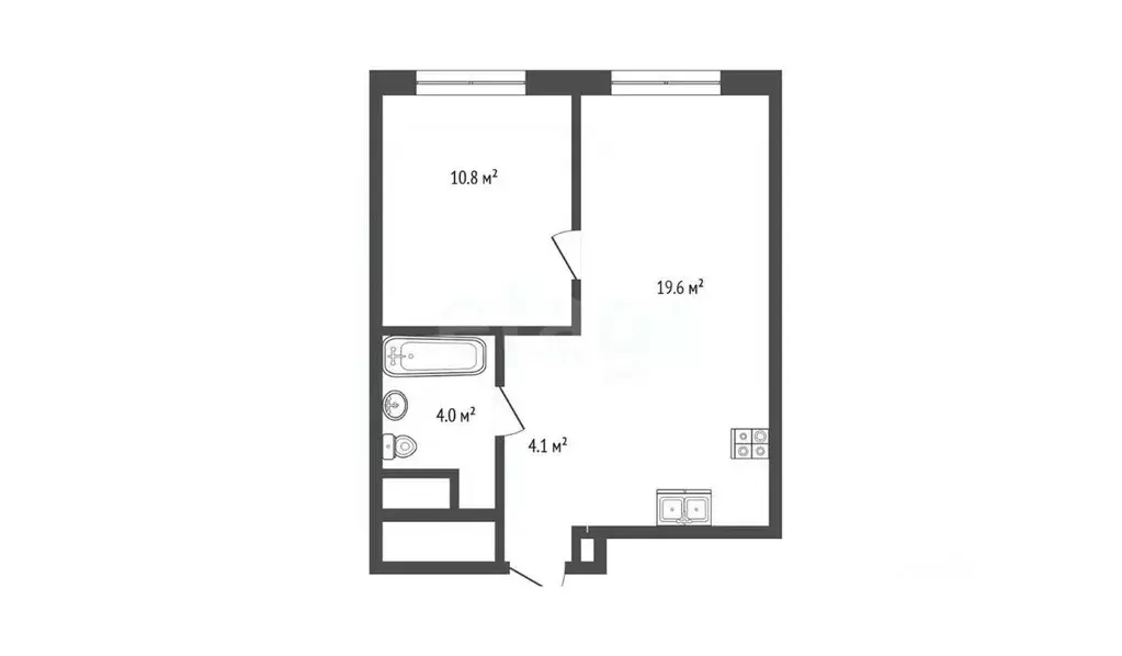 1-к кв. Москва Летная ул., 95Бк2 (38.5 м) - Фото 0